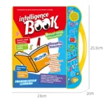 Intelligence Study English Learning Book for Kids with Sound & Music – Educational Preschool Study Book for Letters, Words and Reading Book