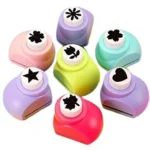 Paper Punch Set – 6 Pcs Medium Size DIY Craft Punches with Assorted Design Shapes | Art & Craft Punch Kit for School Projects, Scrapbooking & Decoration Art and Craft