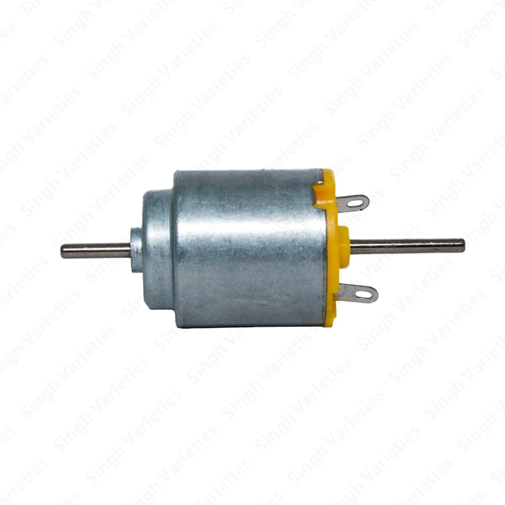 Project - Dual Shaft DC Motor 3V–12V – 20x30mm High Torque Motor with 2mm Shaft for DIY Toy Car, Robotics & Mini Projects Electronics Project
