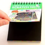 Rainbow Scratch Art Magic Note Pad – Creative Scratch Paper Drawing Kit for Kids | Colorful Doodle Notepad with Stylus for Fun Art, Learning & Gifting Art and Craft