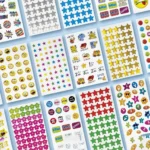 Self-Adhesive Sticker Sheet for Art & Craft – Decorative Stickers for Kids Activities, DIY Projects, Scrapbooking and Decoration Art and Craft