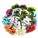 Artificial Pollen Flowers – Multicolour Decorative Stamens for DIY Craft, Bouquets and Floral Arrangements - Image 2