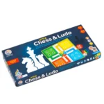 Ratnas Little 2 in 1 Classic Strategy Game – Chess and Ludo for Kids and Family Fun