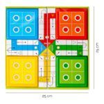Ratnas Little 2 in 1 Classic Strategy Game – Snakes and Ladders with Ludo for Kids and Family Fun - Image 4
