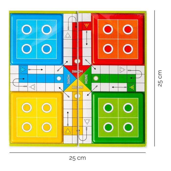 Ratnas Little 2 in 1 Classic Strategy Game – Snakes and Ladders with Ludo for Kids and Family Fun - Image 4