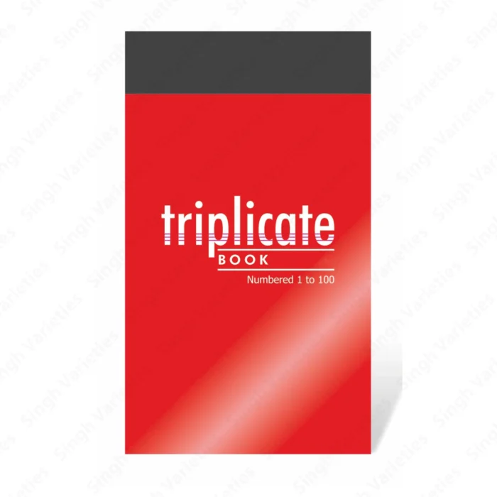 Triplicate Book – 3-Part Invoice Copy Book for Office & Business Use (Pack of 1) - Image 1