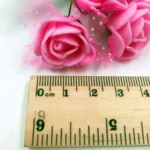 Artificial Mini Foam Rose Flower Heads – Multicolour DIY Craft Flowers for Decoration, Bouquets, Scrapbooking & Events Art and Craft