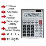 Calculator - CT-8800GC 12 Digit Big for Office & Study Purpose (Pack of 1) Stationery