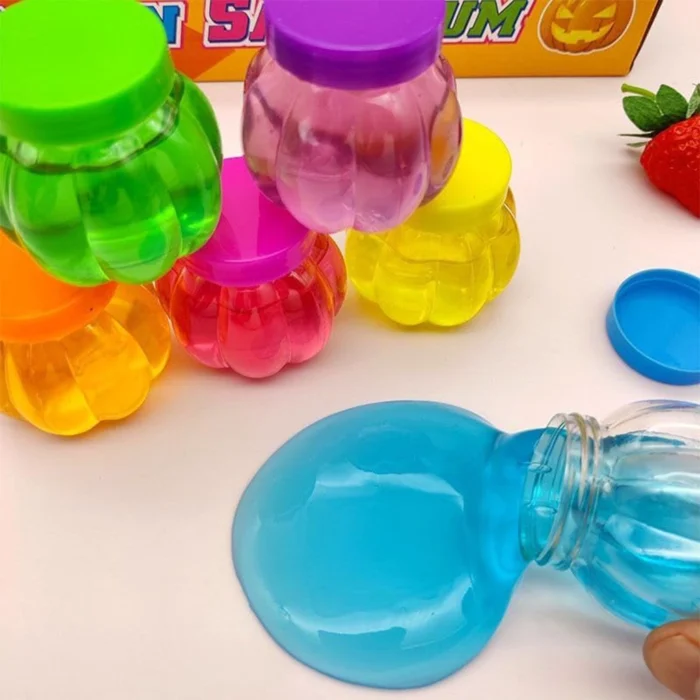 Crystal Clear Jelly Slime Putty with Beads – Non-Toxic Clay Mud for Kids | Multicolour Sensory Play Toy (Pack of 1) - Image 2