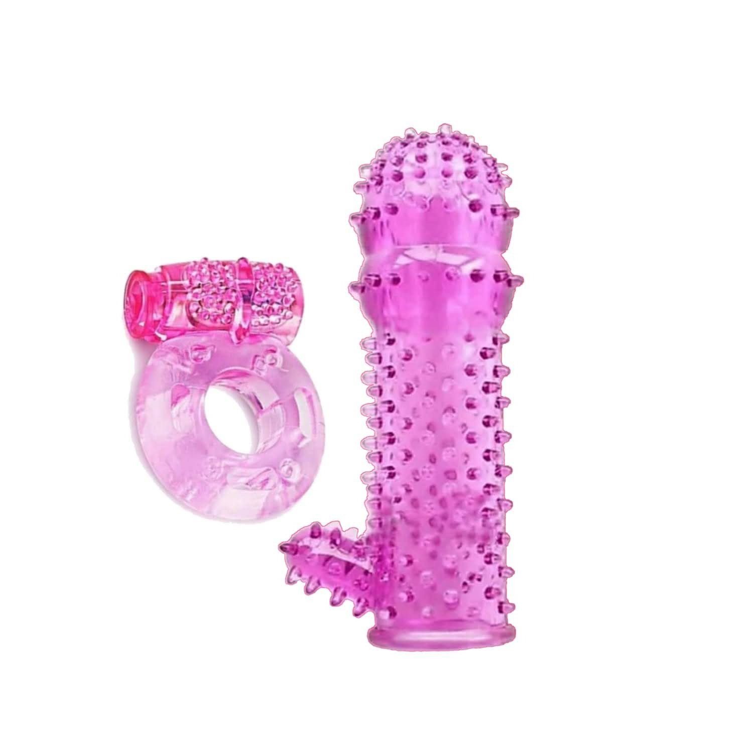 Crystal-Condom-Vibrating-Ring_1.jpg Dragons Crystal Condom and Vibrating Ring Super Combo Pack for Men – Reusable, Stretchable & Pleasure-Enhancing Health & Personal Care