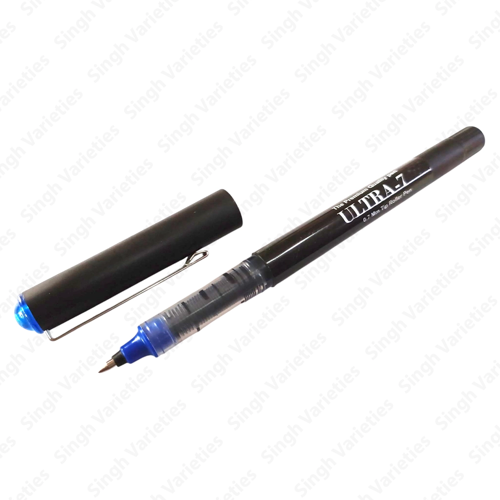 MB'S Ultra - 7 Roller Ball Pen_1 MB'S Ultra - 7 Roller Ball Pen 0.7 mm Tip (Blue, Pack of 1) Stationery