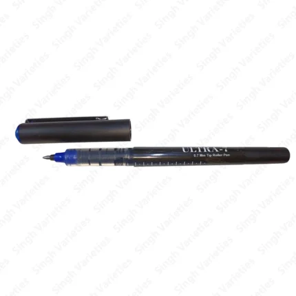 MB'S Ultra - 7 Roller Ball Pen 0.7 mm Tip (Blue, Pack of 1) Stationery