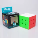 MoYu MeiLong 3x3x3 Super Speed Cube – Stickerless Magic Puzzle Toy | Smooth Turning Ultra-Fast Brainteaser Cube for Kids & Adults Building & Educational