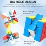 MoYu MeiLong 3x3x3 Super Speed Cube – Stickerless Magic Puzzle Toy | Smooth Turning Ultra-Fast Brainteaser Cube for Kids & Adults Building & Educational