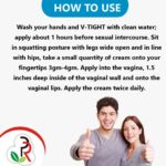 Parth V-Tight Vagina Tightness Cream – 50gm | Herbal Intimate Firming & Rejuvenating Cream for Women - Image 4