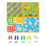 Ratnas 5 in 1 Original Business Junior Board Game with Plastic Coins – Fun Learning Game Set for Kids, Party & Family Play (Model 1231) Board & Card Games