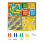 Ratnas 5 in 1 Original Business Senior Board Game with Plastic Coins – Classic Strategy & Fun Party Game for Kids and Family (1232) Board & Card Games