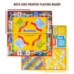 Ratnas Little 5 in 1 Classic Strategy Board Game with Notes – Business & Family Fun Game Set for Kids Board & Card Games