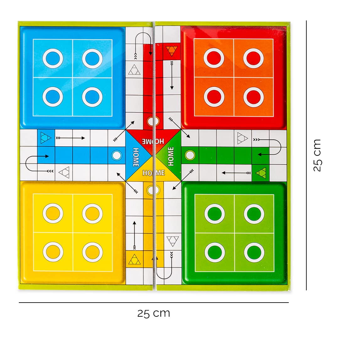 Ratnas Little Snakes and Ludo_4 Ratnas Little 2 in 1 Classic Strategy Game – Snakes and Ladders with Ludo for Kids and Family Fun - Image 4