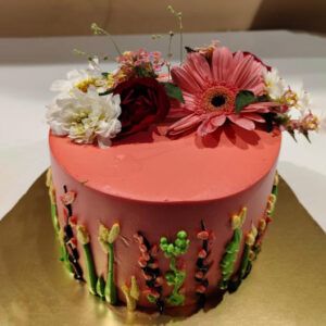 Delicious Fresh Cream Cake – Floral Celebration Cake