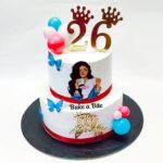 Delicious Fresh Cream Cake – Two-Tiered Birthday Cake