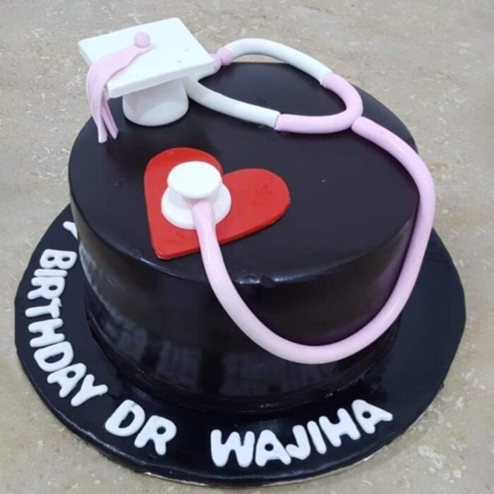 Delicious Fresh Cream Cake – Doctor Tools Theme Cake - Image 1