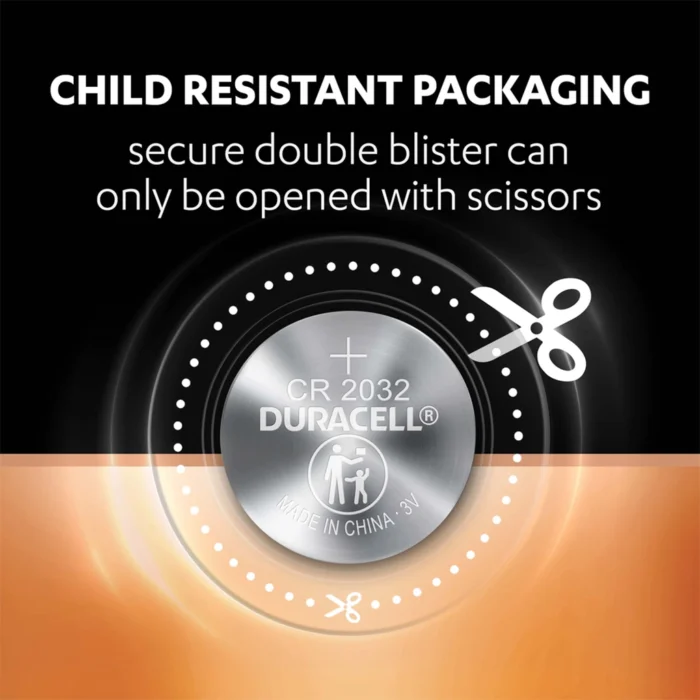 Duracell Specialty CR2032 Lithium Coin Battery 3V – Long Lasting Power for Watches, Remotes & Devices - Image 2