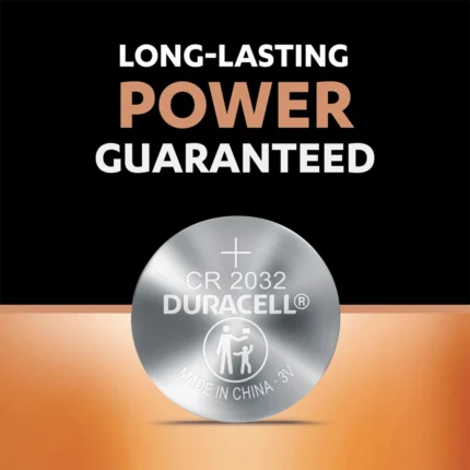 Duracell Specialty CR2032 Lithium Coin Battery 3V – Long Lasting Power for Watches, Remotes & Devices Battery