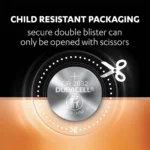 Duracell Specialty CR2032 Lithium Coin Battery 3V – Long Lasting Power for Watches, Remotes & Devices Battery