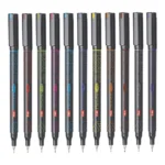 Flair Hotline Fineliner Pen - Pack of 10 Assorted Colours, Smooth Writing & Vibrant Ink Gel Pen (Roller)