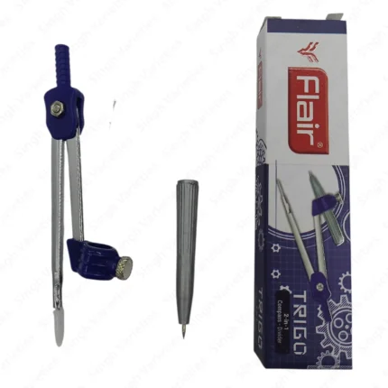 Flair Trigo 2 in 1 Compass Divider – Precision Drawing Tool for School, Office & Engineering Use Geometry Accessories
