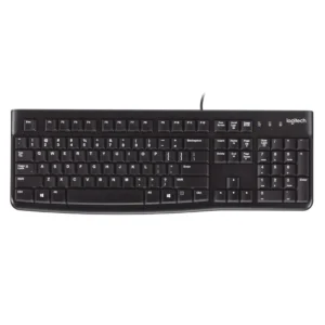 Logitech K120 Wired Keyboard – Comfortable, Durable, Spill-Resistant Design for Home, Office & Laptop Use Computers Accessories