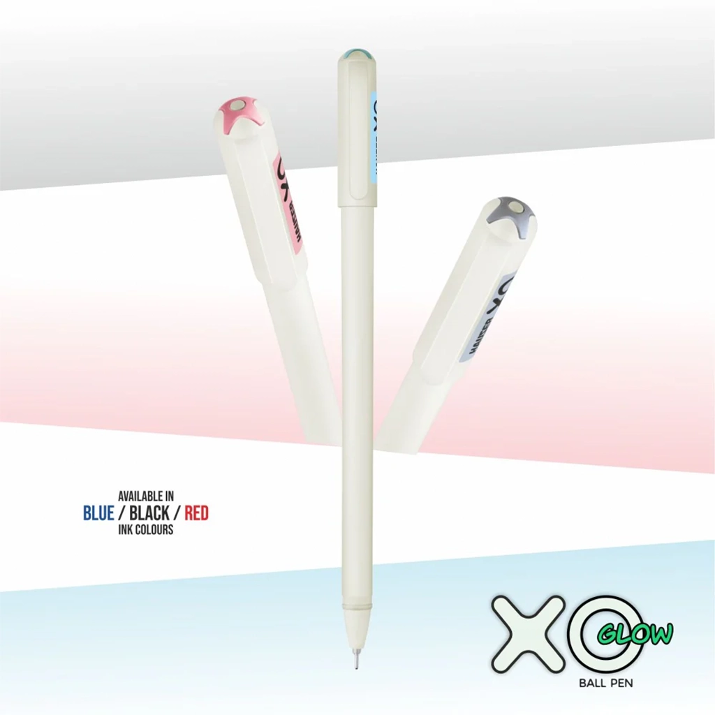 Hauser XO Glow Ball Pen-4 Hauser XO Glow Ball Pen – Smooth Writing, Bright Ink, Comfortable Grip, Stylish Glow Body (Pack of 1) - Image 4