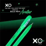 Hauser XO Glow Ball Pen – Smooth Writing, Bright Ink, Comfortable Grip, Stylish Glow Body (Pack of 1) Ball Pen