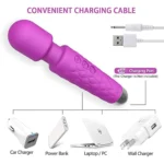 Body Massager for Men & Women | Handheld Waterproof Personal Vibrator for Full Body Relief (Pack of 1) - Image 6