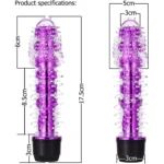 Classic Vibrator for Women | Dragon Beard Stick with Crystal Barbed Design & Vibrating Stimulation (Pack of 1) - Image 2