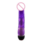 Jelly Vibrating Dildo for Women | G-Spot & Clitoral Stimulator for Intense Female Masturbation (Pack of 1)