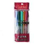 Goldex Yuva Fashion Ball Pen – Smooth Writing, Stylish Design, Comfortable Grip, Long-Lasting Ink for Daily Use Ball Pen