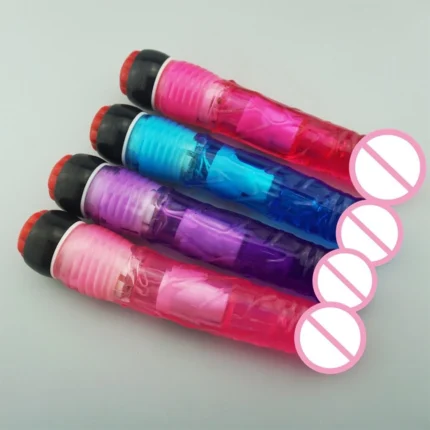 Jelly Vibrating Dildo for Women | G-Spot & Clitoral Stimulator for Intense Female Masturbation (Pack of 1) Health & Personal Care