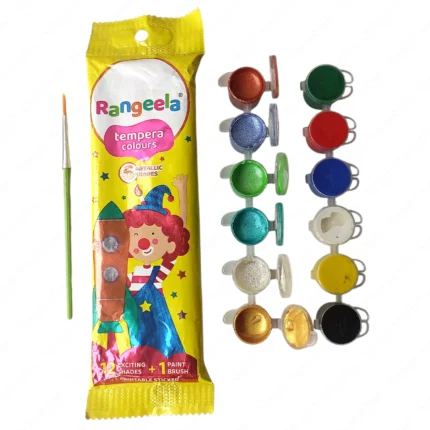 Pidilite Rangeela Tempera Colours Metallic 12 Shades