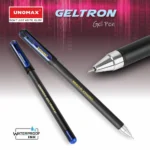 Unomax Geltron Gel Pen – Smooth Writing, Fast Dry Ink, Comfortable Grip for School & Office Use Gel Pen (Roller)