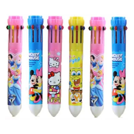 10-in-1 Multicolor Pen, All Colors in One