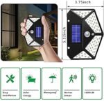 100 LED Solar Sensor Security Lamp, Outdoor - Image 3