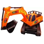 3368 Speed Power Friction JCB Toy, 7 Inch