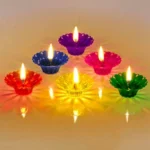 3D Reflective Shadow Diya, Pack of 12 - Image 3