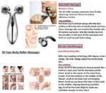Manual 3D Massager Roller for Face & Body - Image 4