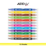 Add Gel Softline Colouring Pen Set, 12 Pcs - Image 3