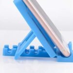 Adjustable 4 Steps Foldable Mobile Stand - Image 5