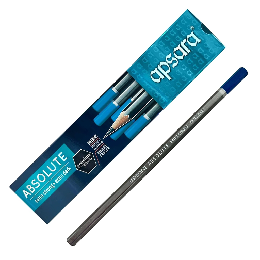 apsaras-pencil-absolute-extra-dark-pencils-1.webp Apsara Absolute Extra Dark Pencils - Image 1