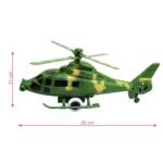 Army Helicopter Pull String Toy, 10 Inch - Image 3